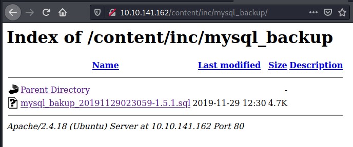 SQL File Content