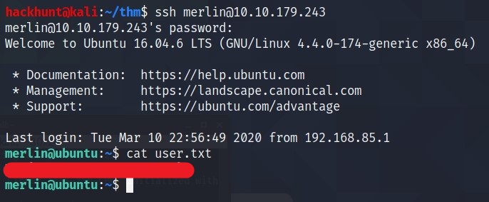 MERLIN SSH